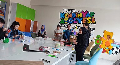 Altıntaş'ta "Minikler İçin Tasarlıyor, Minikler İçin Üretiyoruz" projesi
