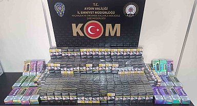 Aydın'da polis ekipleri kaçakçılığa geçit vermiyor