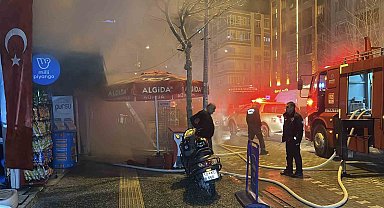 Balıkesir'de büfede çıkan yangın korkuttu