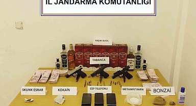 Bodrum'da uyuşturucu ve silah operasyonu: 2 tutuklama