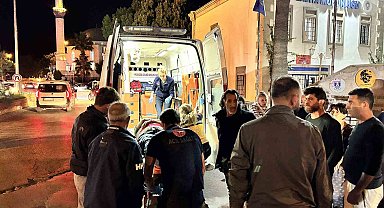 Bodrum'da yolun karşısına geçmek isteyen adama motosiklet çarptı: 2 yaralı