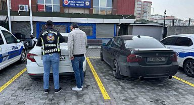 Büyükçekmece'de trafikte drift atan sürücüye 81 bin 305 TL idari para cezası