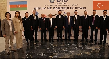 Cantürk Alagöz, Azerbaycan’da UID’nin İftarına Katıldı