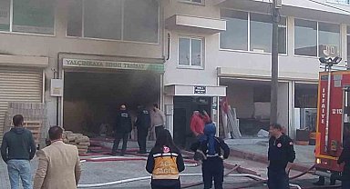 Dörtyol'da iş yeri yangını