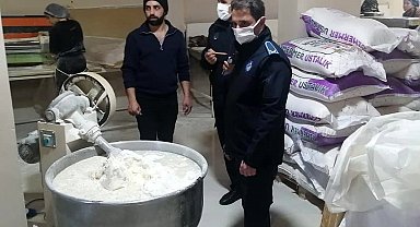Erzincan'da yufka ve kadayıf imalathanelerine denetim