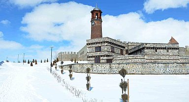 Erzurum için kuvvetli kar yağışı uyarısı