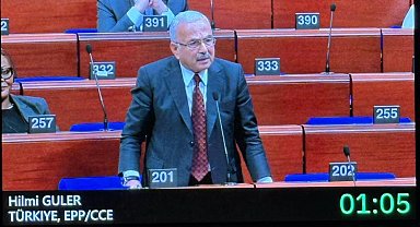 Hilmi Güler, Avrupa Konseyi'nde sert çıktı: "Geçmişiniz kirli, dürüst olun"