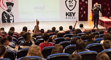 IĞDIR KEY KOLEJİ'NDE AFAD İLE YANGIN TATBİKATI GERÇEKLEŞTİRİLDİ