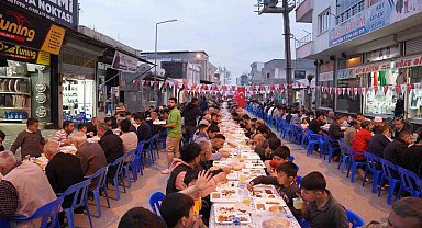 Kahta Belediyesi, iftar sofrası kurdu