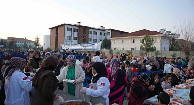 Kahta'da vatandaşlar gönül sofrasında buluştu