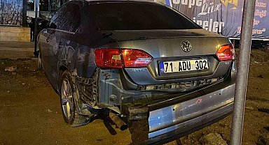 Kırıkkale'de iki otomobil çarpıştı: 1 yaralı