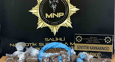 Manisa'da 1 kilo 150 gram bonzai ele geçirildi
