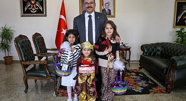 Miniklerden Vali Turan’a Nevruz Bayramı Honçası