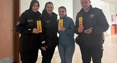 Polis KADES bilgilendirmesi yaptı