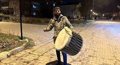 Ramazan davulcularının mesaisi başladı