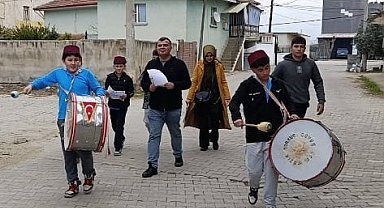 Ramazan geleneğini çocuklar yaşattı