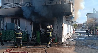 Reyhanlı'da müstakil ev yangını