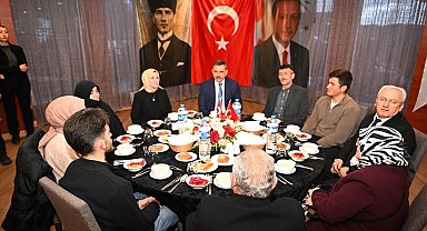 Şehit aileleri ve gazilerle iftar sofrasında buluştular