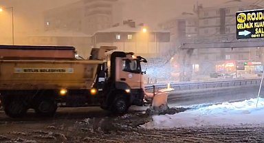 Tatvan'da yüksek kesimlerde kar yağışı etkili oldu