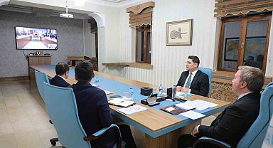 Vali Aydoğdu VKS toplantısına katıldı