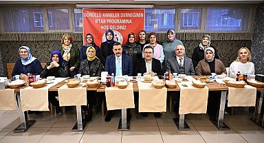 Vali Çiftçi, Gönüllü Anneler Derneği iftarına katıldı