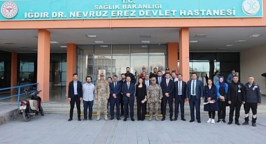 Vali Ercan Turan’dan Dr. Nevruz Erez Devlet Hastanesi’ne Ziyaret