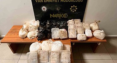 Van'da 30 kilo metamfetamin ele geçirildi
