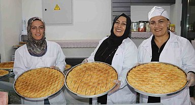 Van'da ev baklavalarına yoğun talep