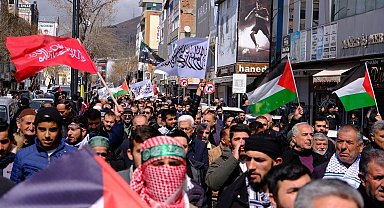 Van'da Gazze'ye destek eylemi