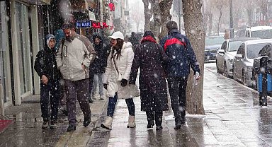 Van'da kar yağışı hayatı olumsuz etkiledi