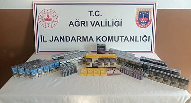 Ağrı'da kaçak sigara operasyonu: 4 gözaltı