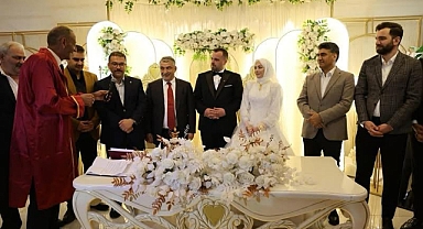 Milletvekili Alagöz, Serdar ve Elif Çiftinin Nikâh Törenine Katıldı