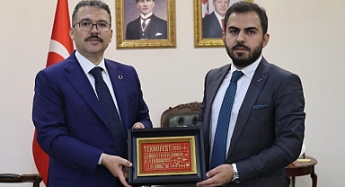 Vali Ercan Turan, T3 Vakfı İl Temsilcisi Fırat Arslantürk’ü Kabul Etti