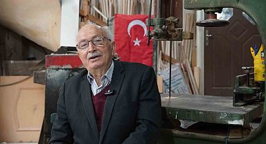 64 yıldır ahşap ile iç içe hayat sürüyor