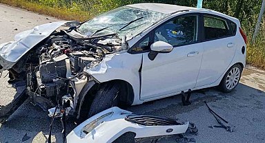 Çanakkale'de trafik kazası: 2 yaralı