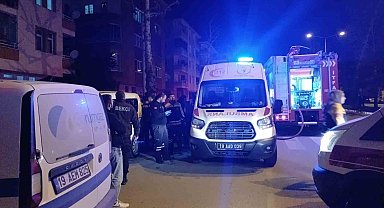 Çorum'da apartman dairesinde yangın paniği