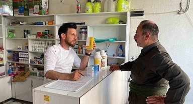 Derecik'te şap hastalığına karşı sıkı önlemler