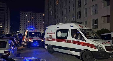 Esenyurt'ta yangın sırasında panik yapan kadın 8. kattan böyle atladı
