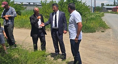 Genel Sekreter Çarman, Kırsal Alandaki Sorunları Yerinde İnceledi