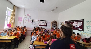 Iğdır’da Öğrencilere 112 Acil Çağrı Farkındalık Eğitimi Verildi
