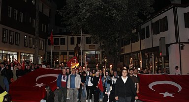 Kemaliye'de Fener Alayı ve Gençlik Yürüyüşü düzenlendi