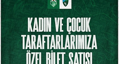 Kocaelispor Maçında Kadın ve Çocuklara Tribün Ücretsiz!