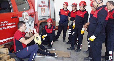 Mersin itfaiyesinden Ürgüp itfaiyesine eğitim