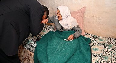 102 yaşındaki Nuriye Kayaoğlu'na anlamlı ziyaret