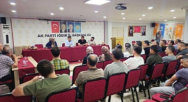 AK Parti Iğdır İl Teşkilatı Haftalık Yönetim Kurulu Toplantısını Gerçekleştirdi