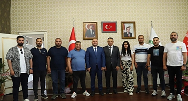 Alagöz Heyetinden Rektör Gürel’e Hayırlı Olsun Ziyareti