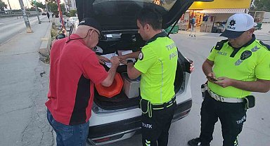 Ayakta zor duruyordu, araç kullanırken yakalandı