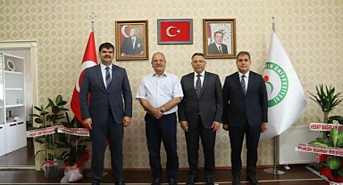 Başkan Güneş’ten Rektör Gürel’e Hayırlı Olsun Ziyareti