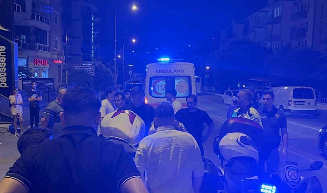 Edirne'de motosikletin çarptığı yaya yaralandı