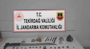 Tekirdağ'da silah ve tarihi eser operasyonları: 3 ayrı adrese eş zamanlı denetim